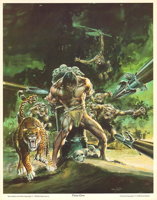 Neal Adams 1978 Portfolio Tarzan 2