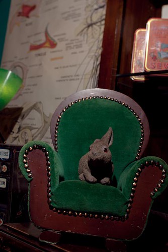 tiny chair and velveteen rabbit