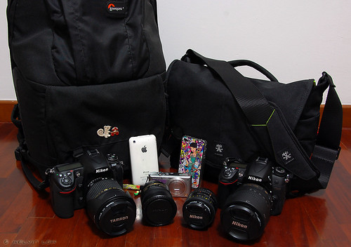 Our photo gear for holiday!