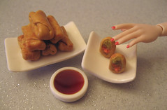 Egg Rolls for a doll