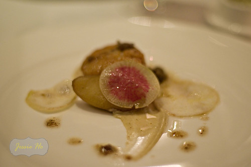 Scallop with roasted apple - Woodfire Grill