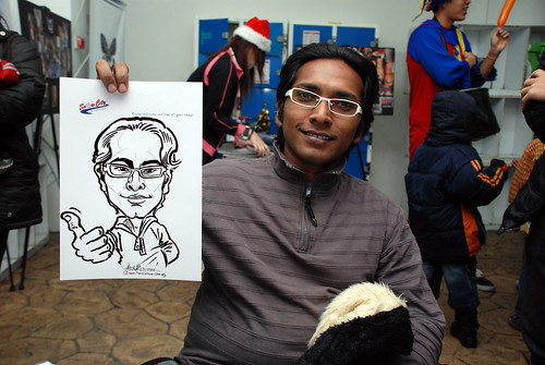 Caricature live sketching for Snow City - Day 7 - 9