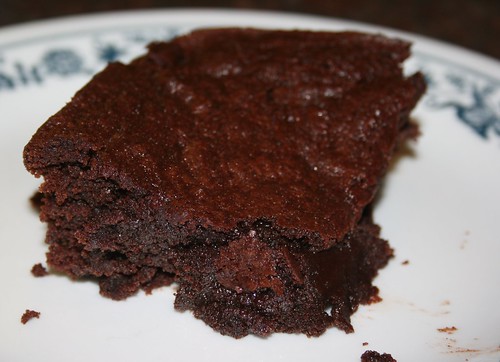 double-chocolate okara brownies