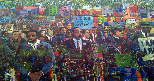 mural at MLK national historic site, Atlanta (by: TheRealEdwin, creative commons license)