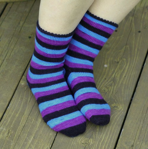 Basic Self-Striping Socks
