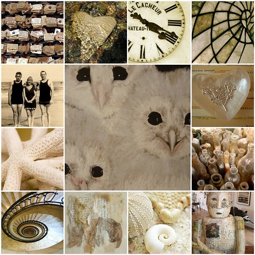 Beige , creme en zwart   All images are from my Flickr friends