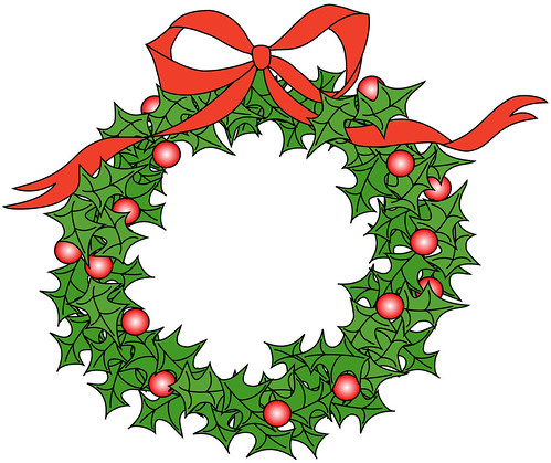 christmas wreath images free clip art - photo #50