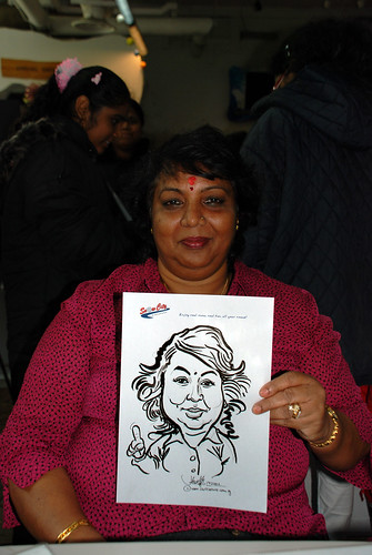 Caricature live sketching for Snow City Winter Wonderland Activities- Day 4 - 5