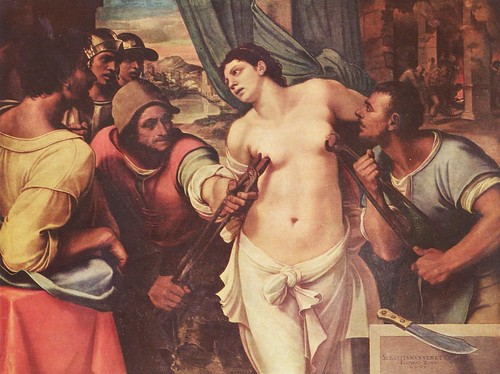 Sebastiano del Piombo - Martyrdom of St Agatha  by Sonnenburg