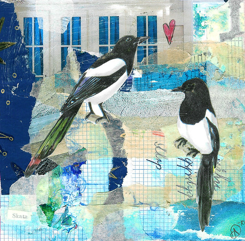 Collage 30: Magpie love