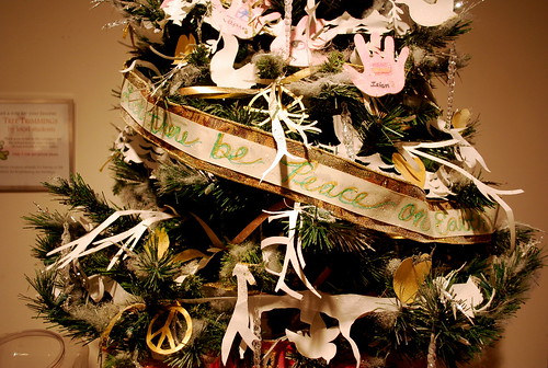 School-Decorated Tree at Museum