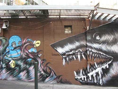 Murals by Shark Toof @ Hemlock & Polk Street