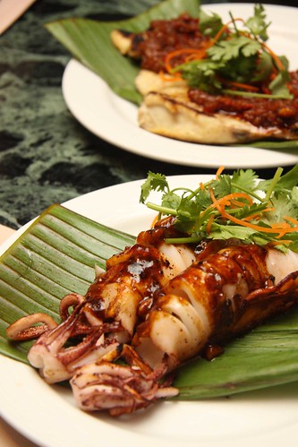 Grilled Squid and Stingray