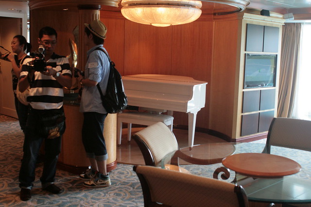 The Royal Suite has a baby grand piano!