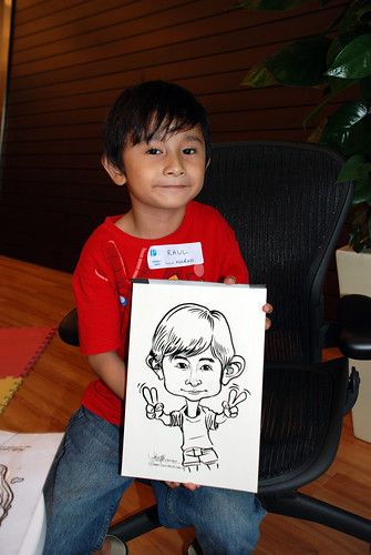 Caricature live sketching for Pan Pacific Hotels Group Family Day -6