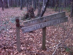  Trails End Loop and Homesteaders Trail Sign 