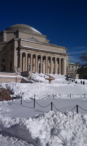 columbia during snow storm