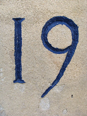 No 19 - blue paint