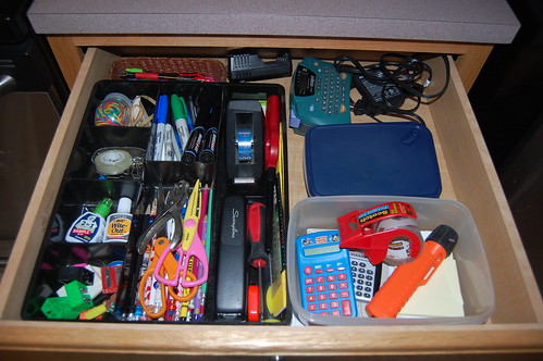 kitchen drawer re-org