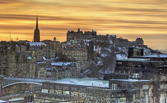 Edinburgh Sunset 9 Jan 2011