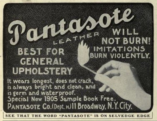 1905 Vintage Advert - Pantasote Imitation Leather by CharmaineZoe