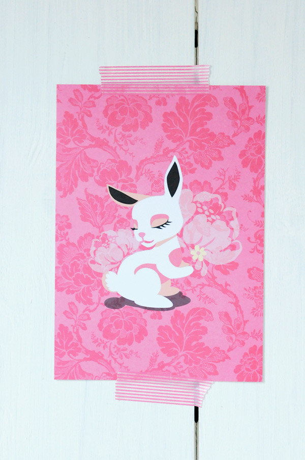 Bunny postcard