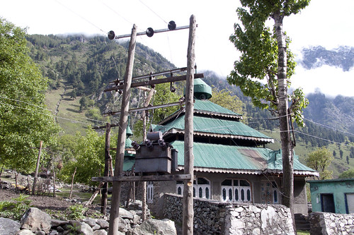 Masjid,Kashmir in the mountain
