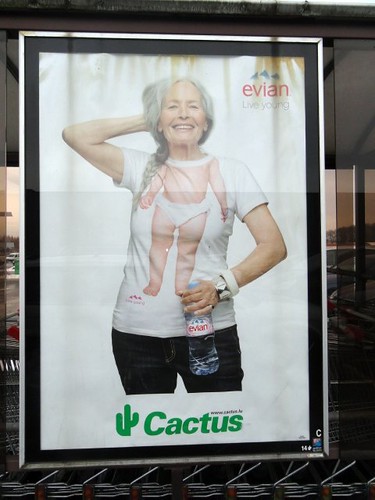 Evian Ad in Luxembourg