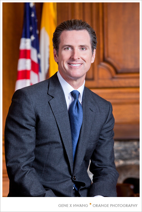 Mayor Gavin Newsom's Official Portrait