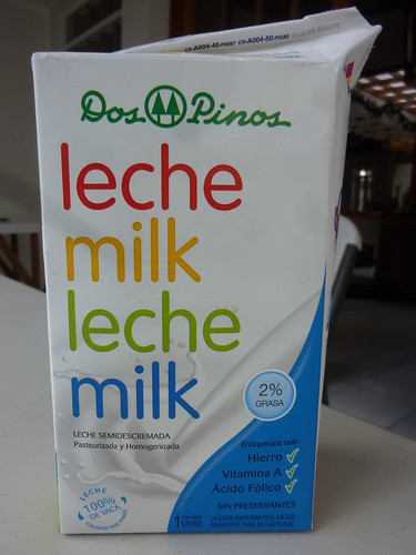 Leche Milk Dos Pinos nuevo diseño