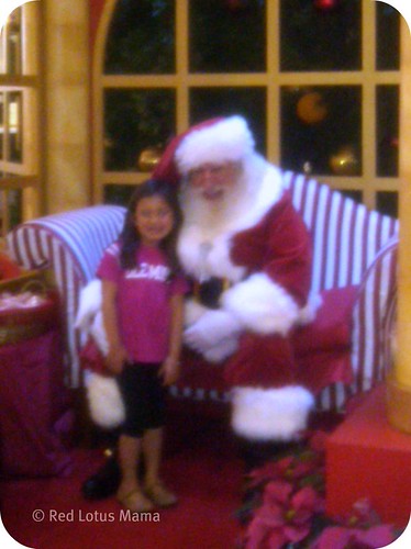 Santa at Westfield North County Shopping Mall