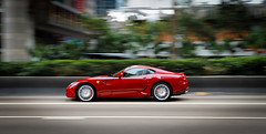 Speed through Hong Kong (Ferrari 599)