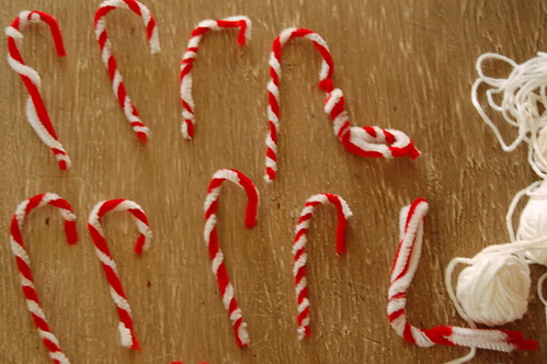 we made candy canes