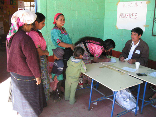 The consulta - Huitán, Guatemala