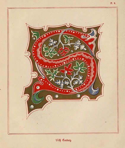 005- Medieval Alphabets and Initials 1886- F.G. Delamotte- Copyright 2006 illuminated-book.com& libros-iluminados.com