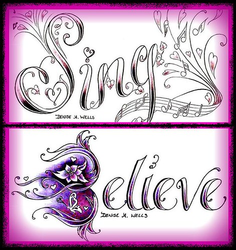 believe tattoo. Believe Tattoo Design by