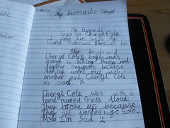 H had to write about her favourite singer.. LOL
