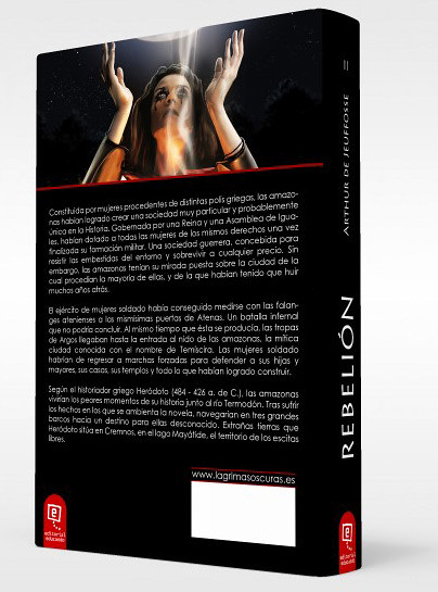 Ilustración de portada para Rebelión - Trilogía Amazonas II