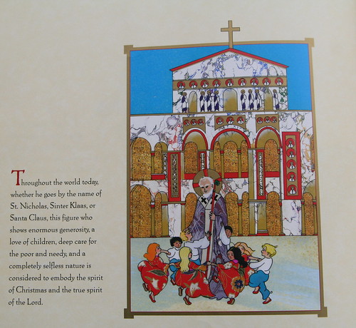 Page from Demi's The Legend of Saint Nicholas