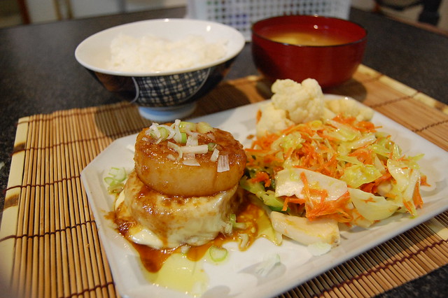 大根のガーリックチーズステーキで野菜タップリ晩ご飯！ #jisui