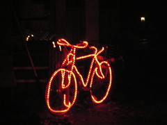 Festive bicycle