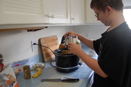 Teaching Adam to cook