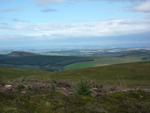 Looking in to Scotland from Ogre Hill
