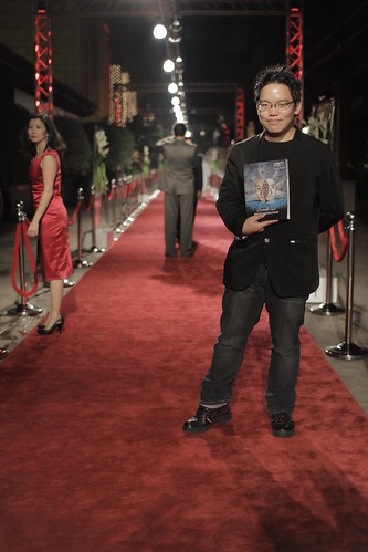 Standing at the red carpet of Dubai Film Fest