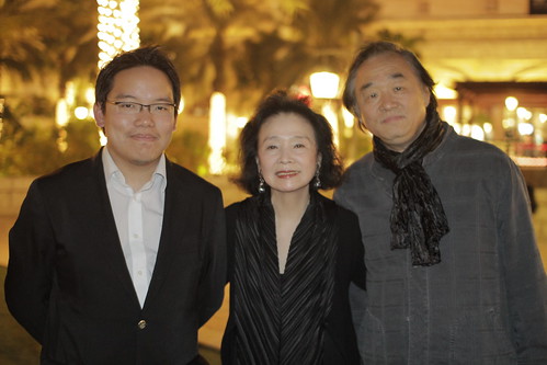 With the actress of Lee Chang dong's POETRY, Yun Jeong-Hee and her husband Paik Kun-Woo