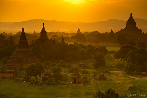 Sunset over Bagan ~ Myanmar (Burma)