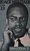 Malcolm X Black Heritage Stamp