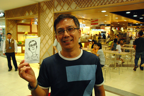 digital caricature live sketching @ Liang Court - day 2 - 3b