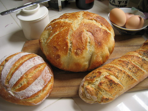 trio of bread