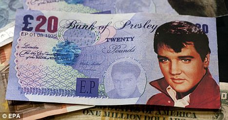 Elvis £20 banknote